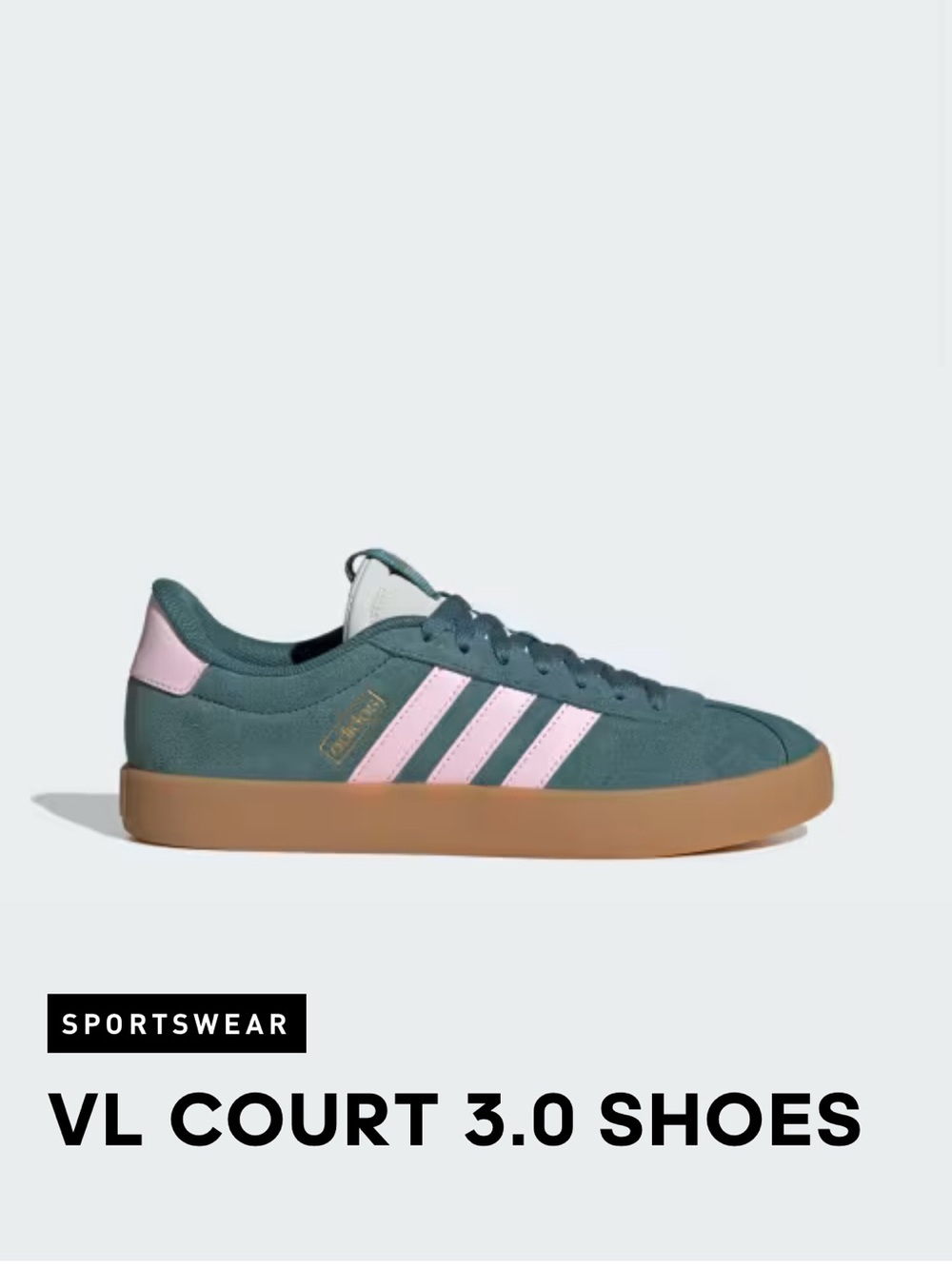 adidas VL Court 3.0 shoes - size 8